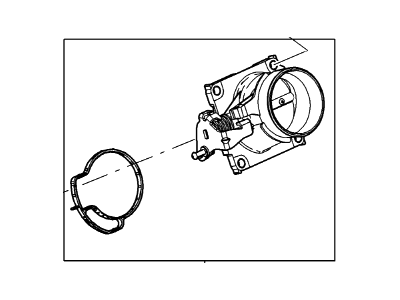 Ford 8S4Z-9E926-B Throttle Body And Motor Assembly