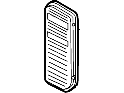 XF5Z-19893-AAJ Ford Air Inlet Grille Illustration 1 of 1