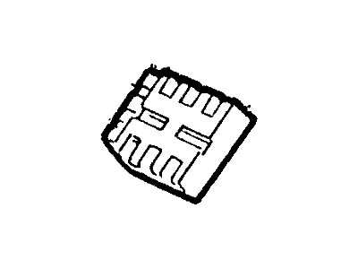 Lincoln Mark VII Air Bag Control Module - FODZ-14B056-A