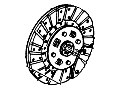 Ford F-350 Super Duty Clutch Disc - 1C3Z-7563-EARM
