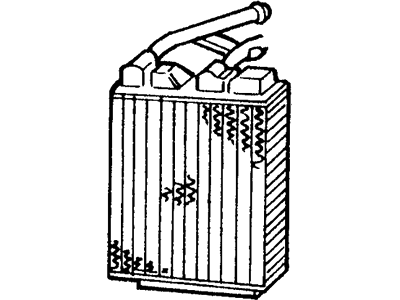 1988 Mercury Sable Heater Core - E6DZ18476A