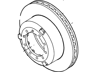 Ford F81Z-2C026-AA Rotor Assembly - Brake