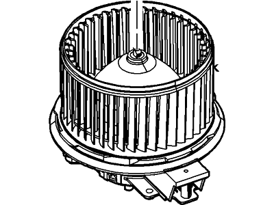 Ford DG1Z-19805-D Fan And Motor Assembly