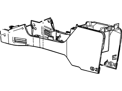 2005 Ford Explorer Center Console Base - 4L2Z-78045A36-CAB