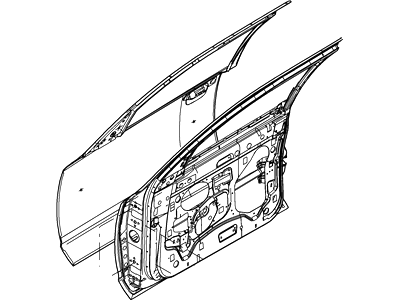 Ford 3W7Z-5420201-BA Panel Assembly - Door - Outer