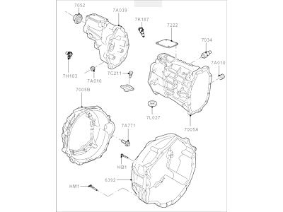 Ford 4R3Z-7003-AA Transmission Assembly