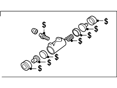 2001 Ford Explorer Sport Trac Wheel Cylinder Repair Kit - 1L2Z-2261-AA