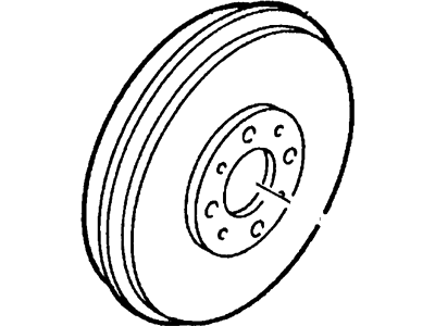 Mercury Tracer Brake Drum - F7CZ-1126-AA