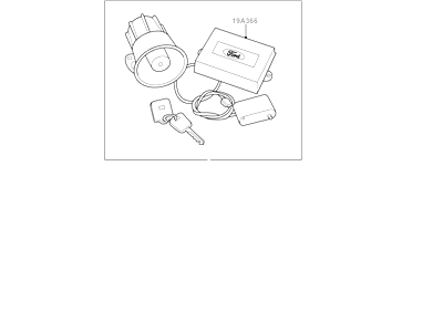 Ford XW7Z-19A361-BA Electronic Module