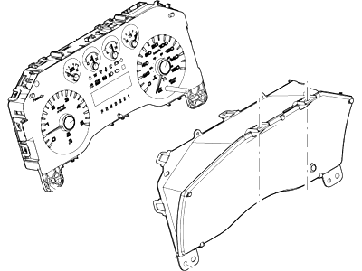 Ford 8C3Z-10849-AG Instrument Cluster