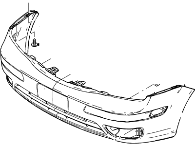 Ford Focus Bumper - 6S4Z-17D957-DACP