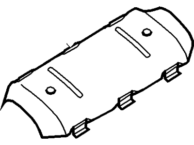 1994 Ford Mustang Exhaust Heat Shield - F4ZZ-5F223-GA