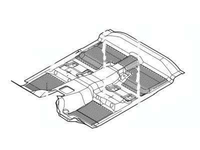 Ford BL5Z-1313010-DB Mat - Floor - Rubber