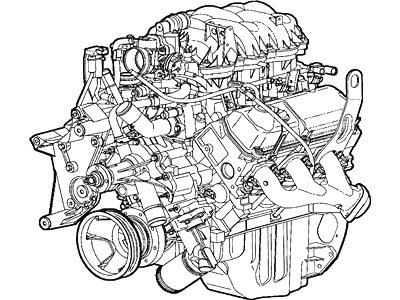 Ford 3C2Z-6007-FA Engine Assembly