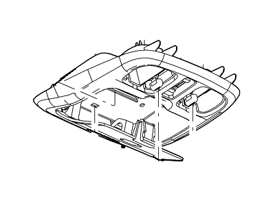 Ford 3L8Z-78519A70-DAB Console Assembly - Overhead