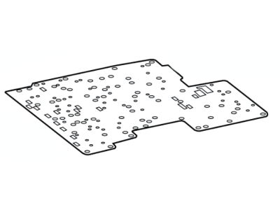 Ford FL3Z-7Z490-E Plate And Gasket Assembly