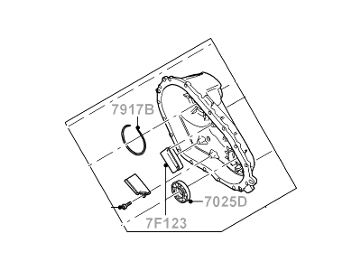 2005 Mercury Mountaineer Transfer Case - 1L2Z-7005-WA