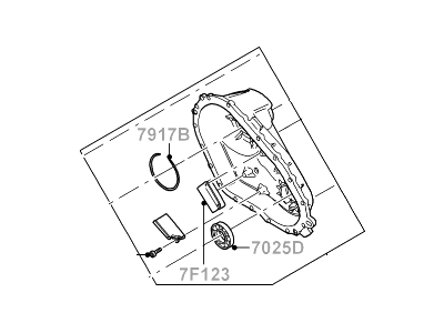 2003 Ford Explorer Transfer Case - 1L2Z-7005-WA