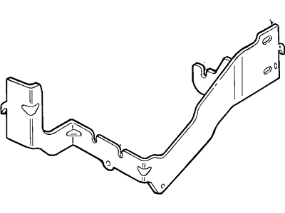 Ford F8RZ2C214BA Bracket A Lock Control