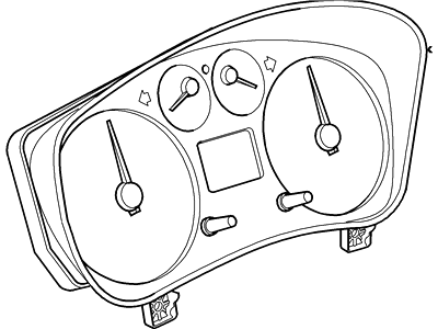 2010 Ford Transit Connect Speedometer - 9T1Z-10849-C