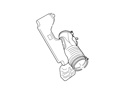 2003 Ford Thunderbird Air Intake Coupling - 3W4Z-9B659-BA