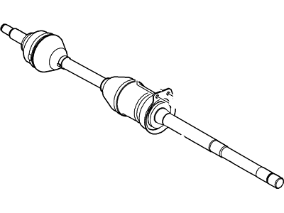 Ford CA8Z-3B436-C Front Axle Shaft