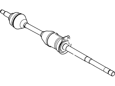 2014 Ford Flex Axle Shaft - CA8Z-3B436-A