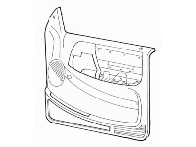 Ford F37Z1023943CAD PANEL ASY -DOOR TRIM