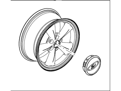 2010 Mercury Milan Spare Wheel - 7E5Z-1007-C