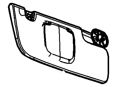 Ford 5R3Z-7604105-DAA Sun Visor Assembly