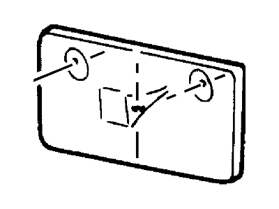 Ford F87Z-17A385-AAA Bracket - License Plate