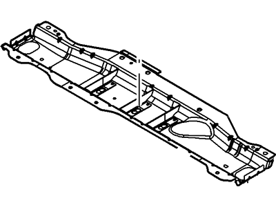 Lincoln Navigator Rear Crossmember - 6L1Z-78101C16-A