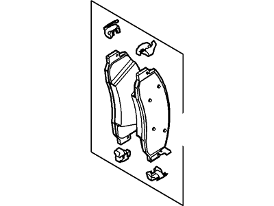 2008 Ford F-350 Super Duty Brake Pads - 8C3Z-2001-A