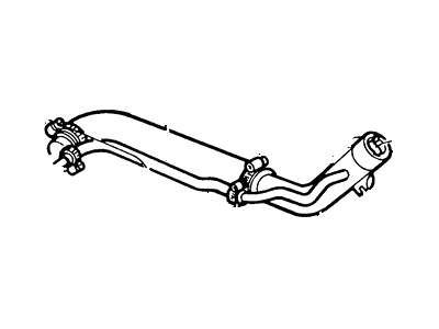 1995 Ford F-350 Fuel Filler Neck - E7TZ-9034-B