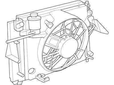 Ford Crown Victoria Radiator - 3W1Z-8005-AG