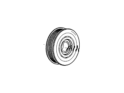 Ford E-350/E-350 Super Duty A/C Idler Pulley - 7C2Z-19D784-A