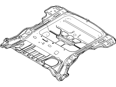 2005 Mercury Mariner Floor Pan - 5L8Z-7811215-AA