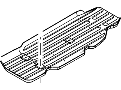 2011 Ford Expedition Fuel Tank Skid Plate - 7L1Z-9A147-B