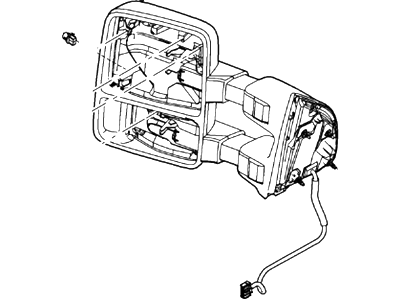 Ford DC3Z-17683-BA Mirror Assembly - Rear View Outer