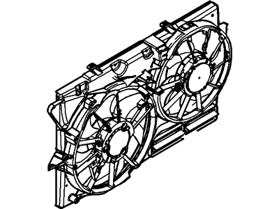 Ford DG1Z-8C607-E Motor And Fan Assembly - Engine Cooling