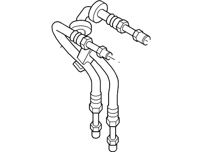 Ford 8C2Z-2234-A Brake Tube Assembly