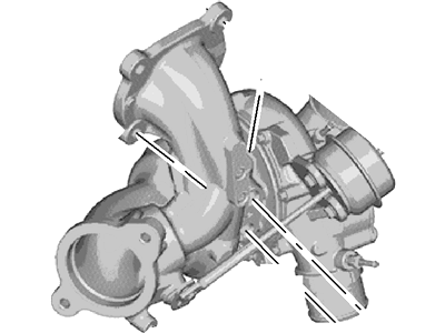 2016 Lincoln MKC Turbocharger - EJ7Z-6K682-A