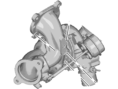 2018 Lincoln MKC Turbocharger - EJ7Z-6K682-A