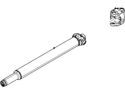 2014 Ford F-550 Super Duty Drive Shaft - BC3Z-4A376-B