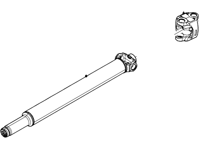 2016 Ford F-450 Super Duty Drive Shaft - BC3Z-4A376-B