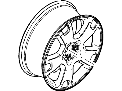 Ford 5F9Z-1007-BA Wheel Assembly