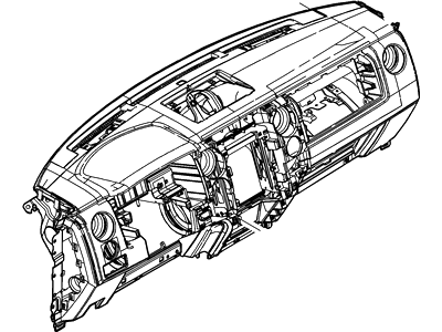 Ford AL3Z-1504320-AA Panel - Instrument