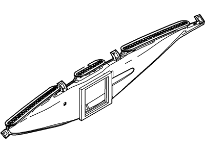 Ford F8UZ-18490-AA Nozzle - Demister