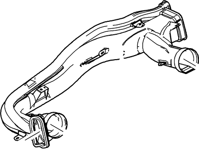 Ford 9C2Z-19A843-A Duct - Air