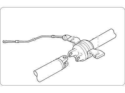 2005 Ford Escape Drive Shaft - 6M6Z-4R602-A